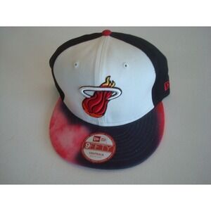 MIAMI HEAT NEW ERA PAINTBRUSH  SCRIPT 90S SNAPBACK GOLF HAT CAP VINTAGE EE3